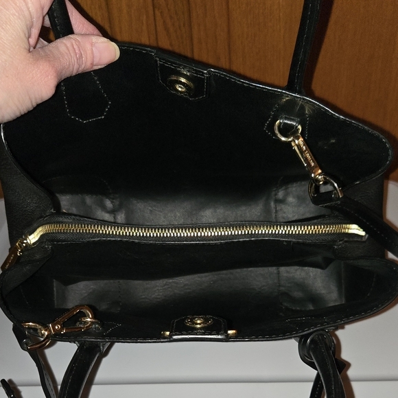 Michael Kors Black Leather Tote Bag - Picture 9 of 15